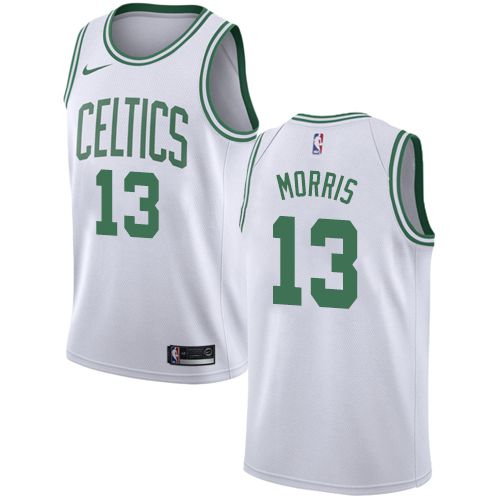 Men Boston Celtics #13 Marcus Morris White Swingman Edition NBA Jersey